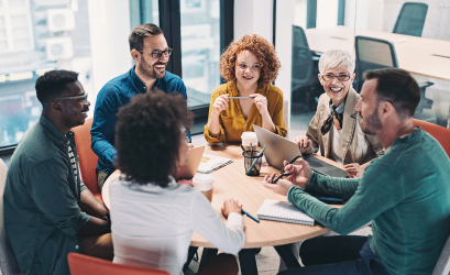 picture with a group of people